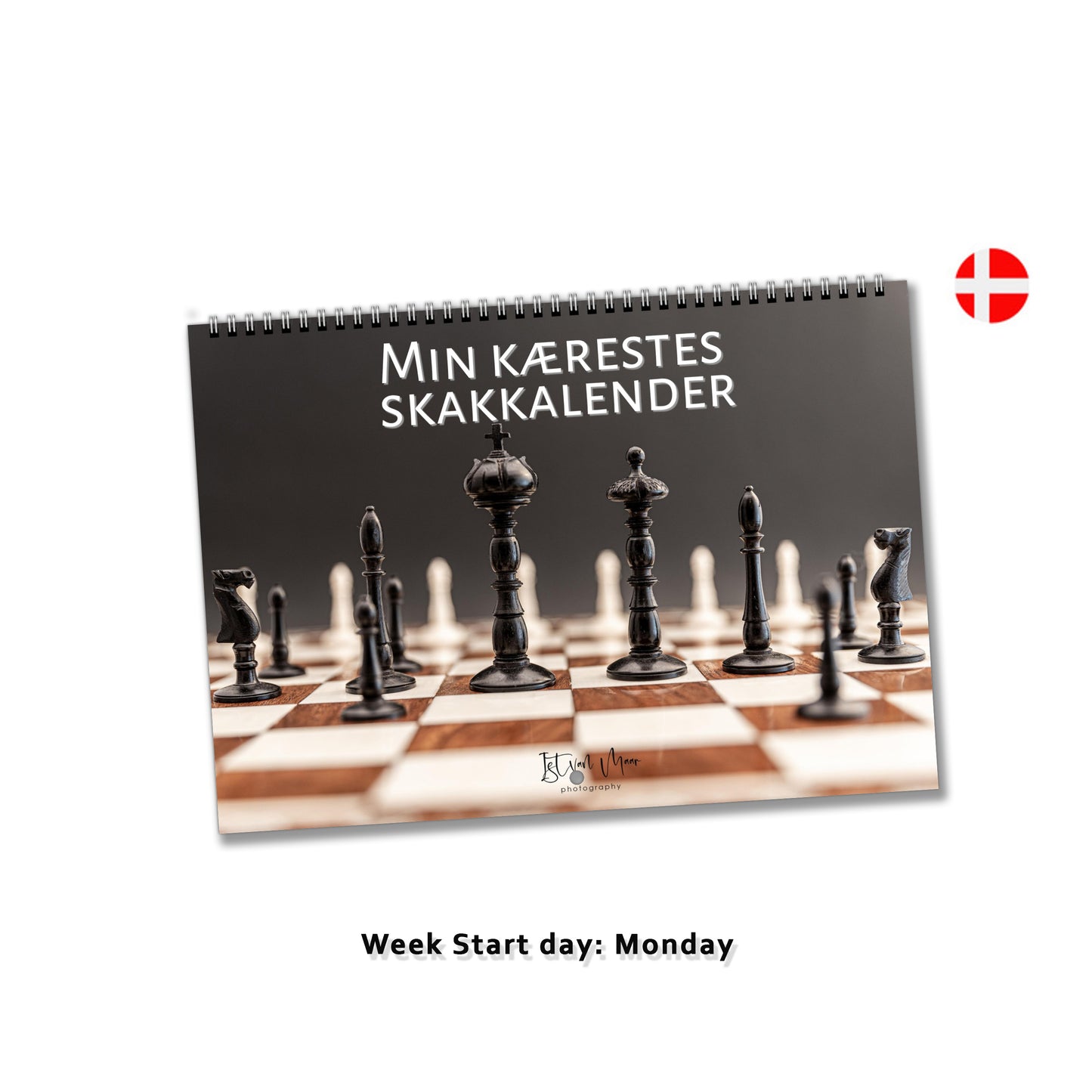 Unique Personalised Chess Calendar by Istvan Maar Photography