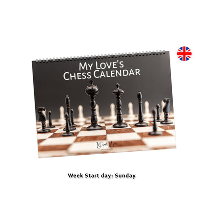 Personalised Chess Calendar by Istvan Maar Photography