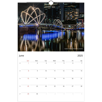 2025 architecture calendar by Istvan Maar Photography bridge