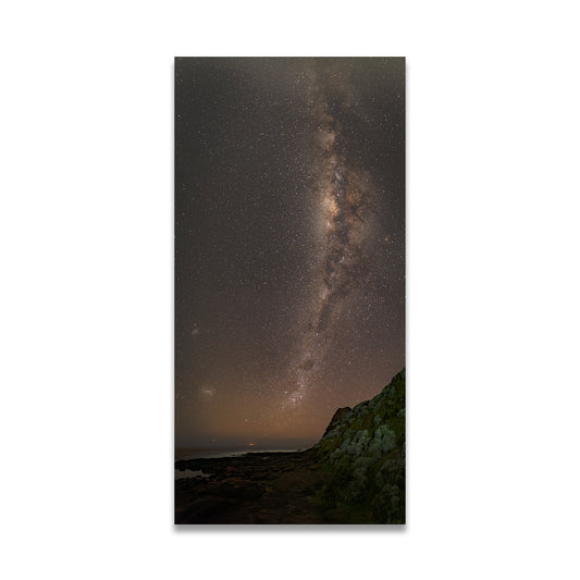 Stretched canvas - milky way astro photo at Flinders Blowhole by Istvan Maar Photography  - close-up
