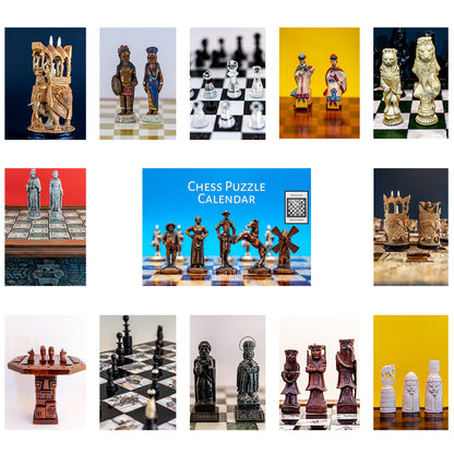 Photos of the Unique chess puzzle calendar by Istvan Maar Photography