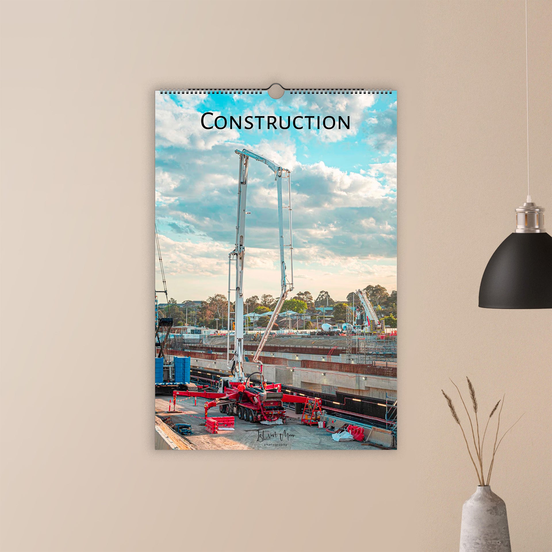 2027 Construction Wall Calendar | 7085 Istvan Maar Photography