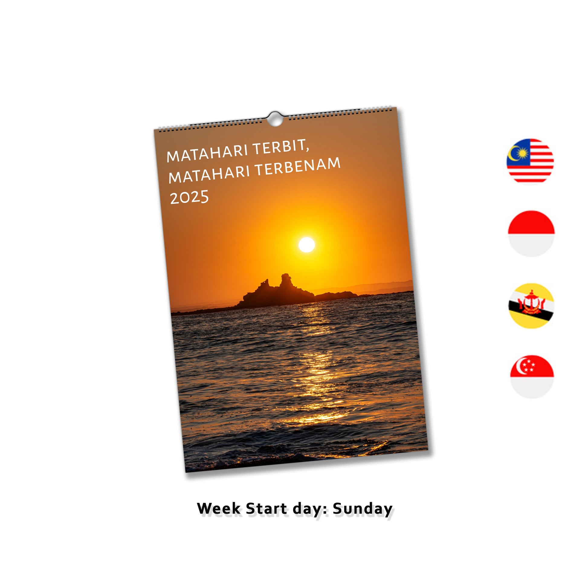 Sunrise wall calendar by Istvan Maar Photography
