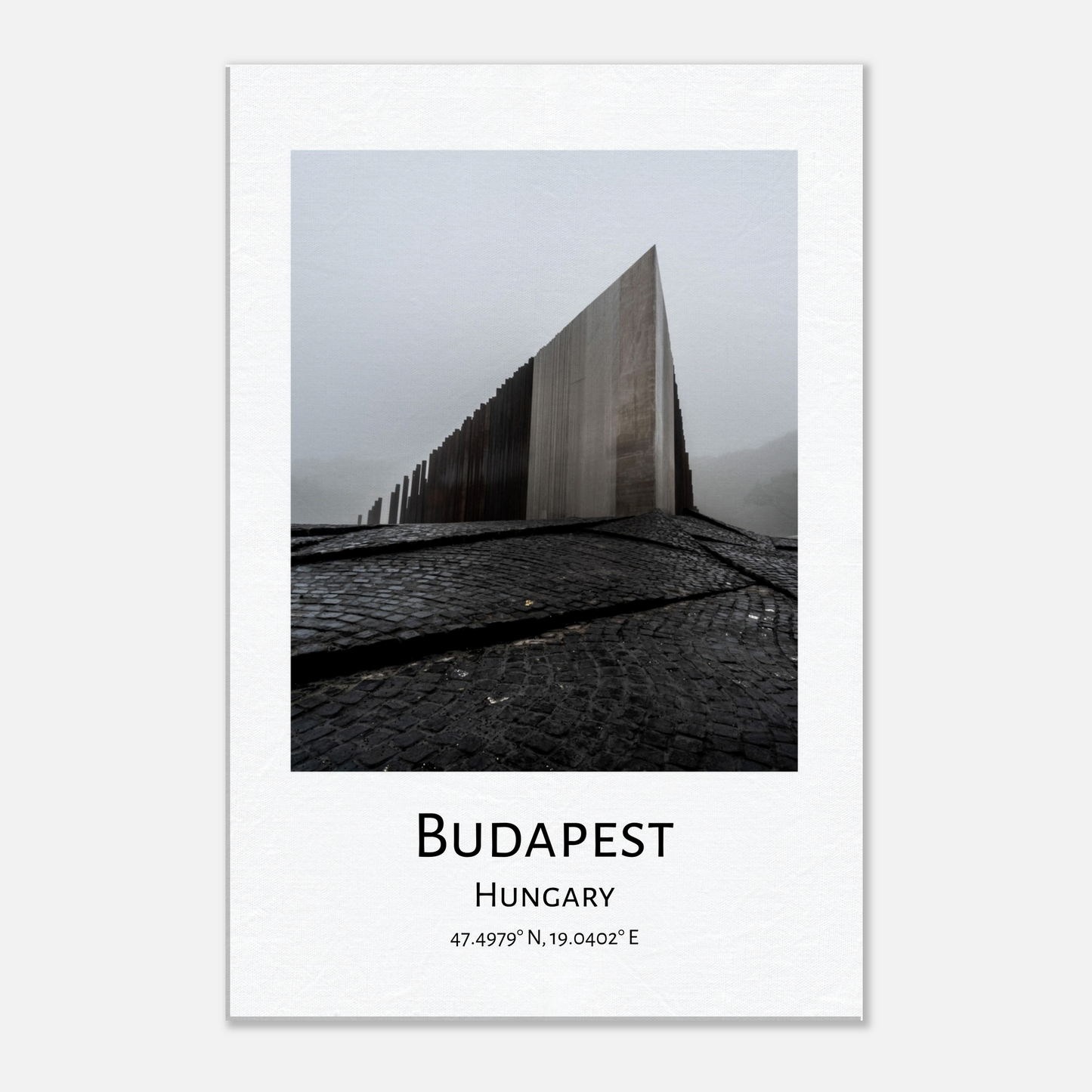 Personalised Budapest Travel Canvas - 1956 Hungarian Revolution Monument by Istvan Maar Photography wall art