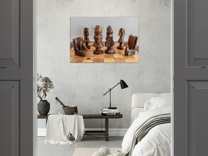 Chess themed Stretch Canvas by Istvan Maar Photography