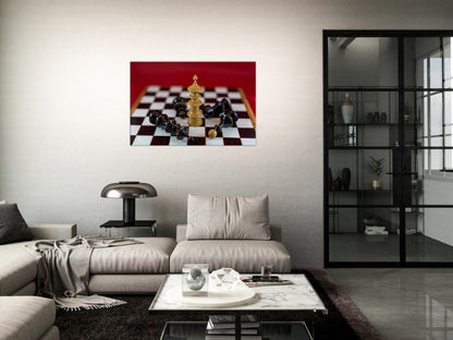 Vienna Chess Set Canvas by Istvan Maar Photography - wall art