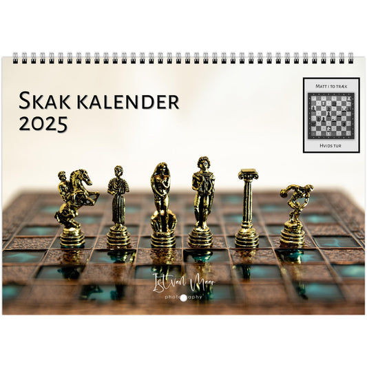 2025 Chess Puzzle Calendar by Istvan Maar Photography