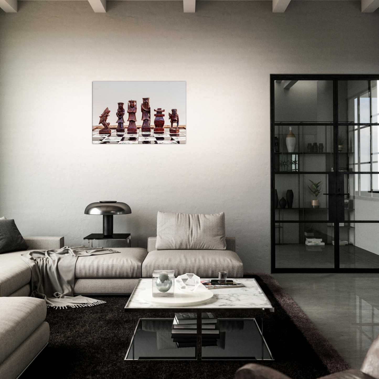 Chess themed Stretch Canvas by Istvan Maar Photography