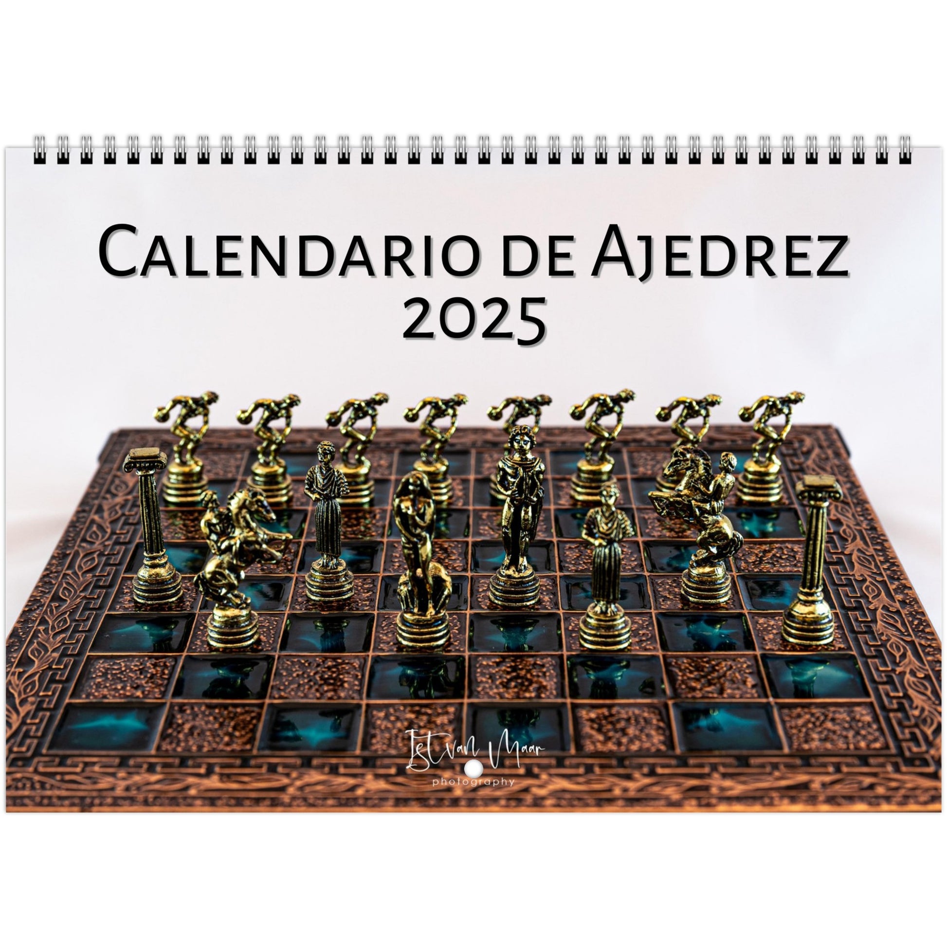 2025 chess art calendar by Istvan Maar Photography