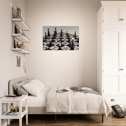 Chess themed Stretch Canvas by Istvan Maar Photography