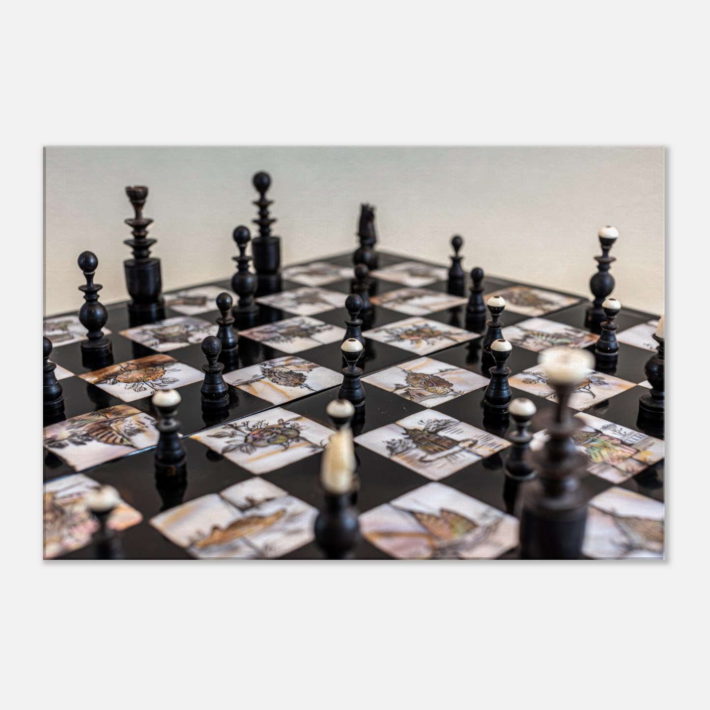 Chess themed Stretch Canvas by Istvan Maar Photography