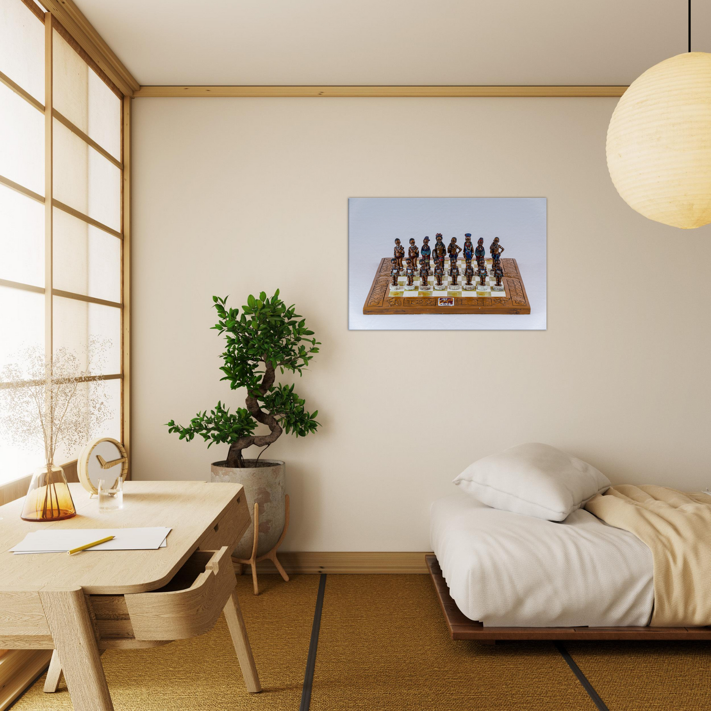 Trbial Chessmen canvas by Istvan Maar Photography - bedroom