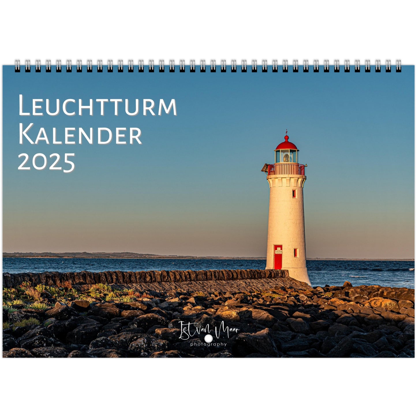 Personalised Lighthouse Wall Calendar by Istvan Maar Photography in German