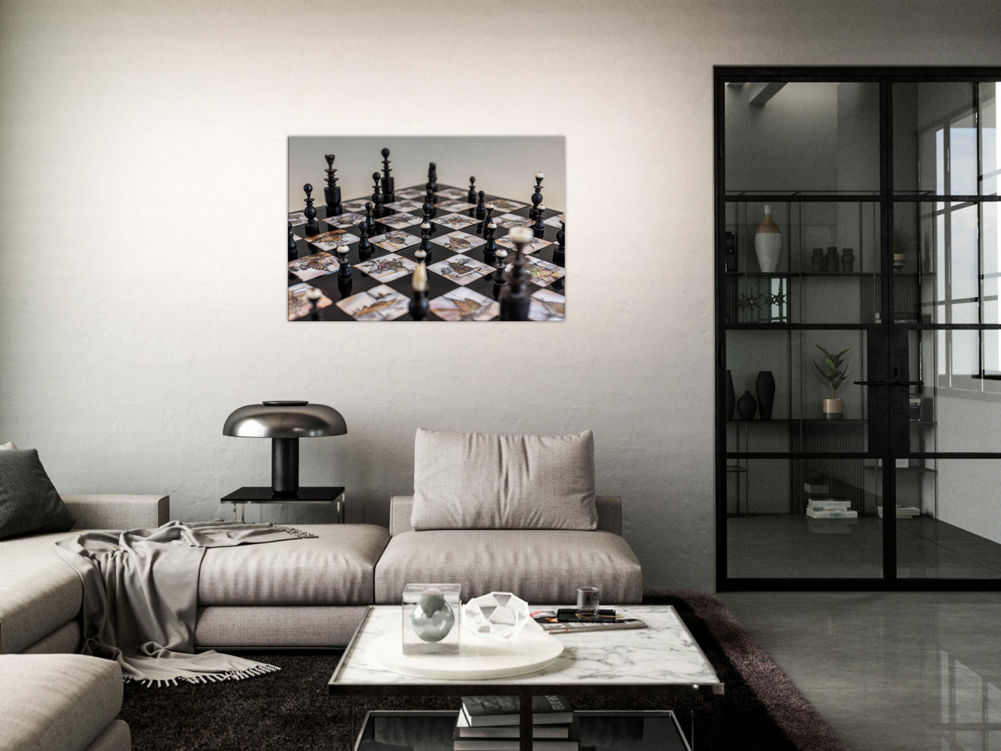 Chess themed Stretch Canvas by Istvan Maar Photography