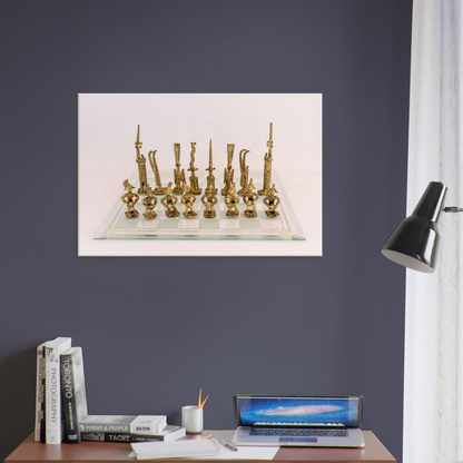 Chess themed Stretch Canvas by Istvan Maar Photography