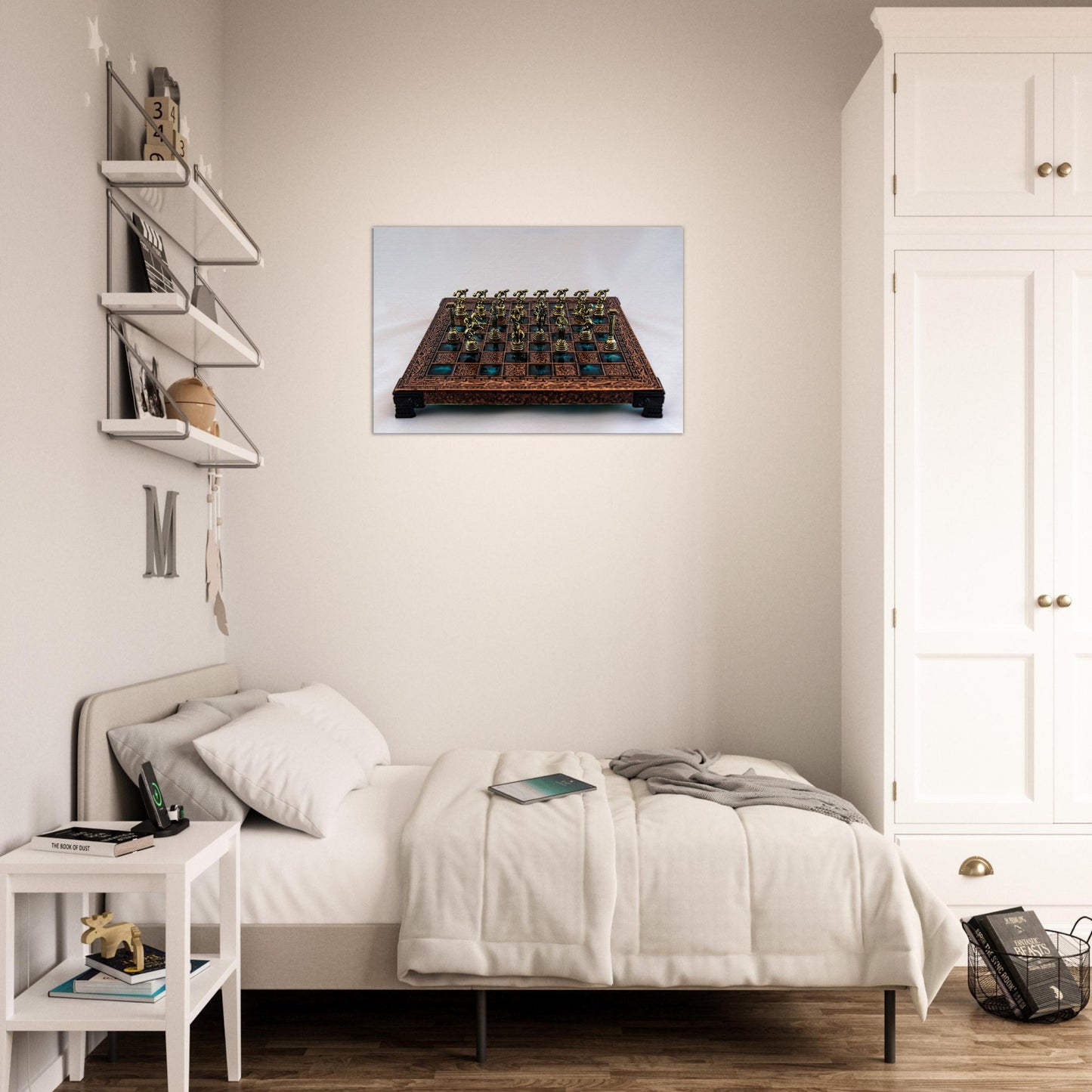 Greek Mythology Themed Chess Set Canvas by Istvan Maar Photography - Teen's room wall art