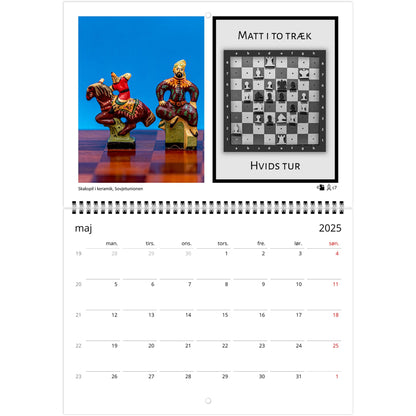 2025 Chess Puzzle Calendar by Istvan Maar Photography