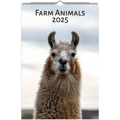 Cover of Personalised Farm Animal Calendar by Istvan Maar Photography in English, week starts by Sunday - US & Canada version