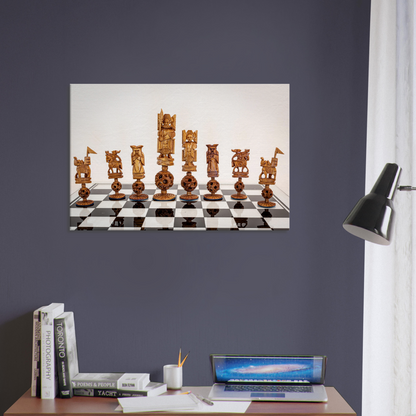 Chinese Puzzle Ball Chess Set Canvas by Istvan Maar Photography - study room