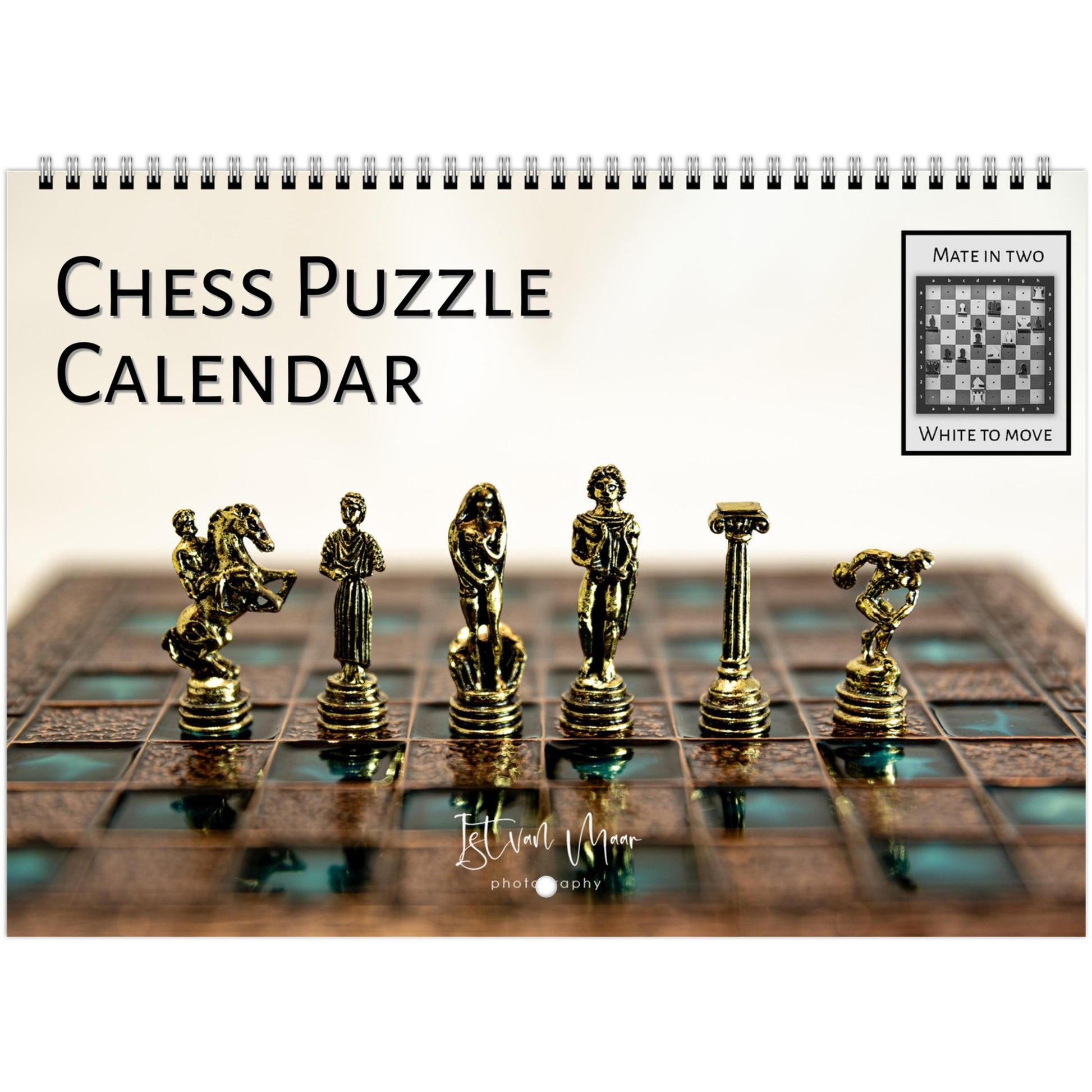 Chess Puzzle Calendar creative chess by Istvan Maar Photography