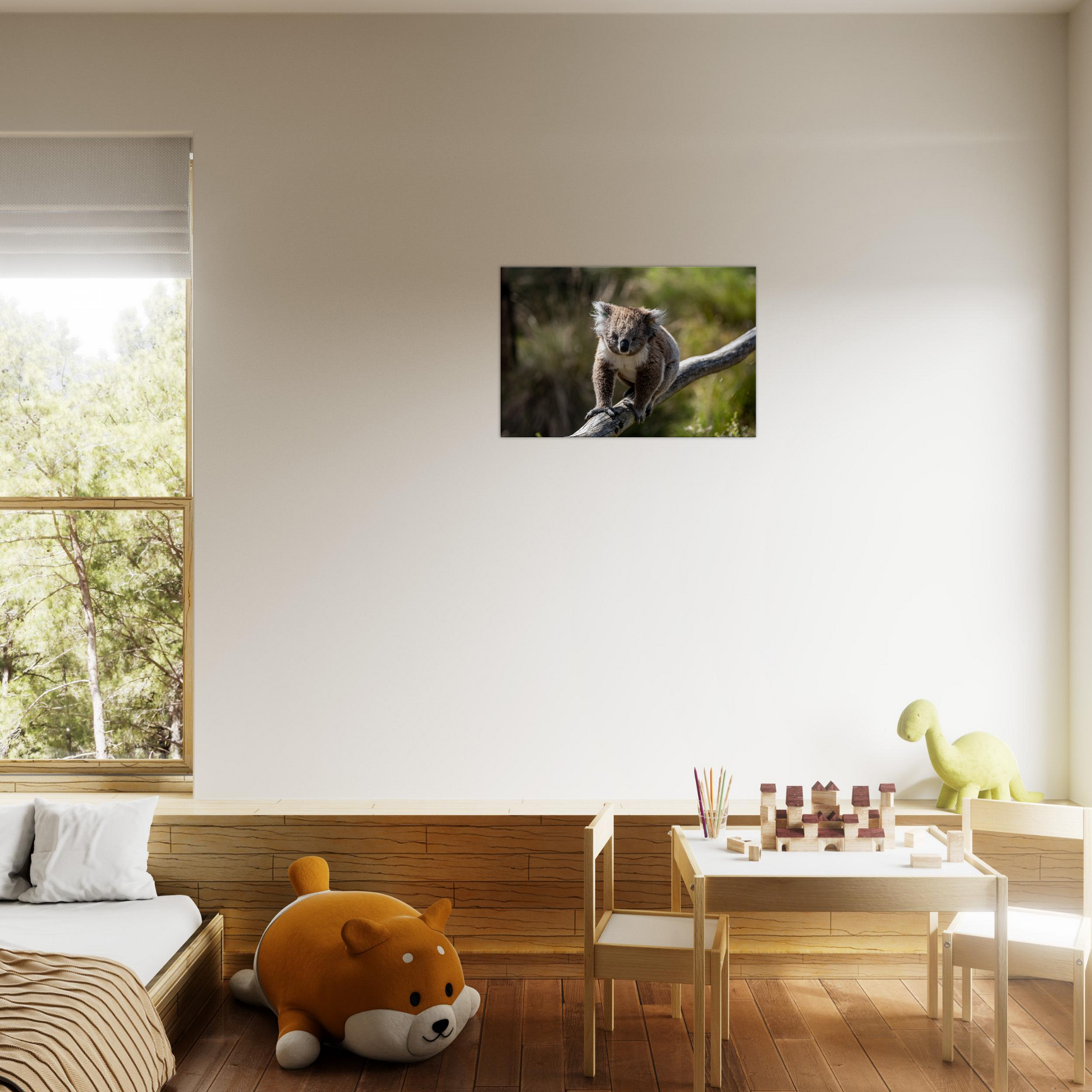 Native Australian Animals Nursery Koala Canvas by Istvan Maar Photography - nursery room