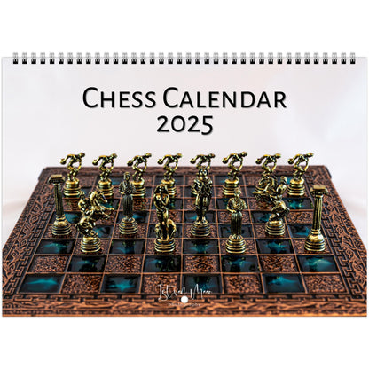 Unique chess wall calendar by Istvan Maar Photography