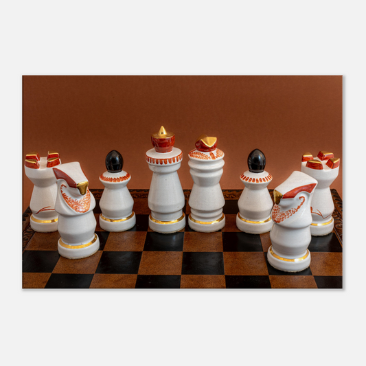 Chess themed Stretch Canvas by Istvan Maar Photography