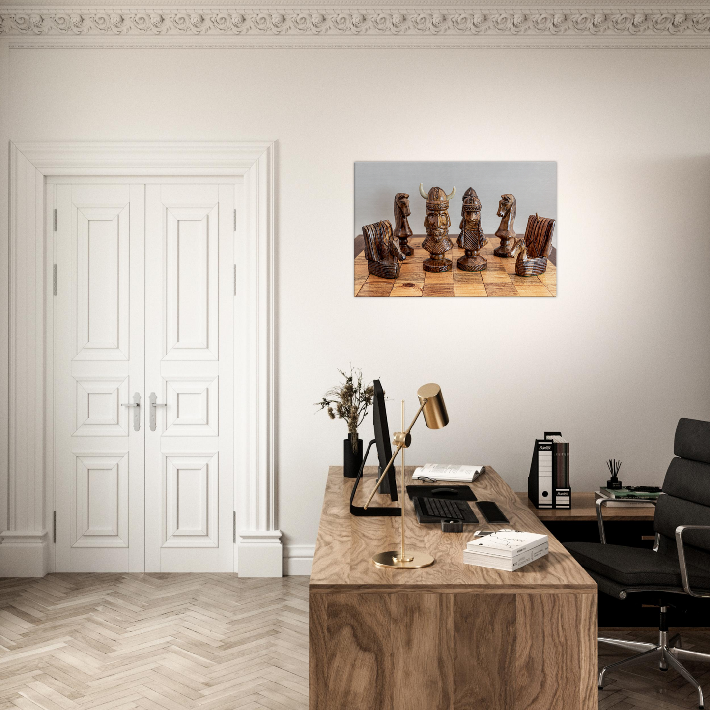 Chess themed Stretch Canvas by Istvan Maar Photography