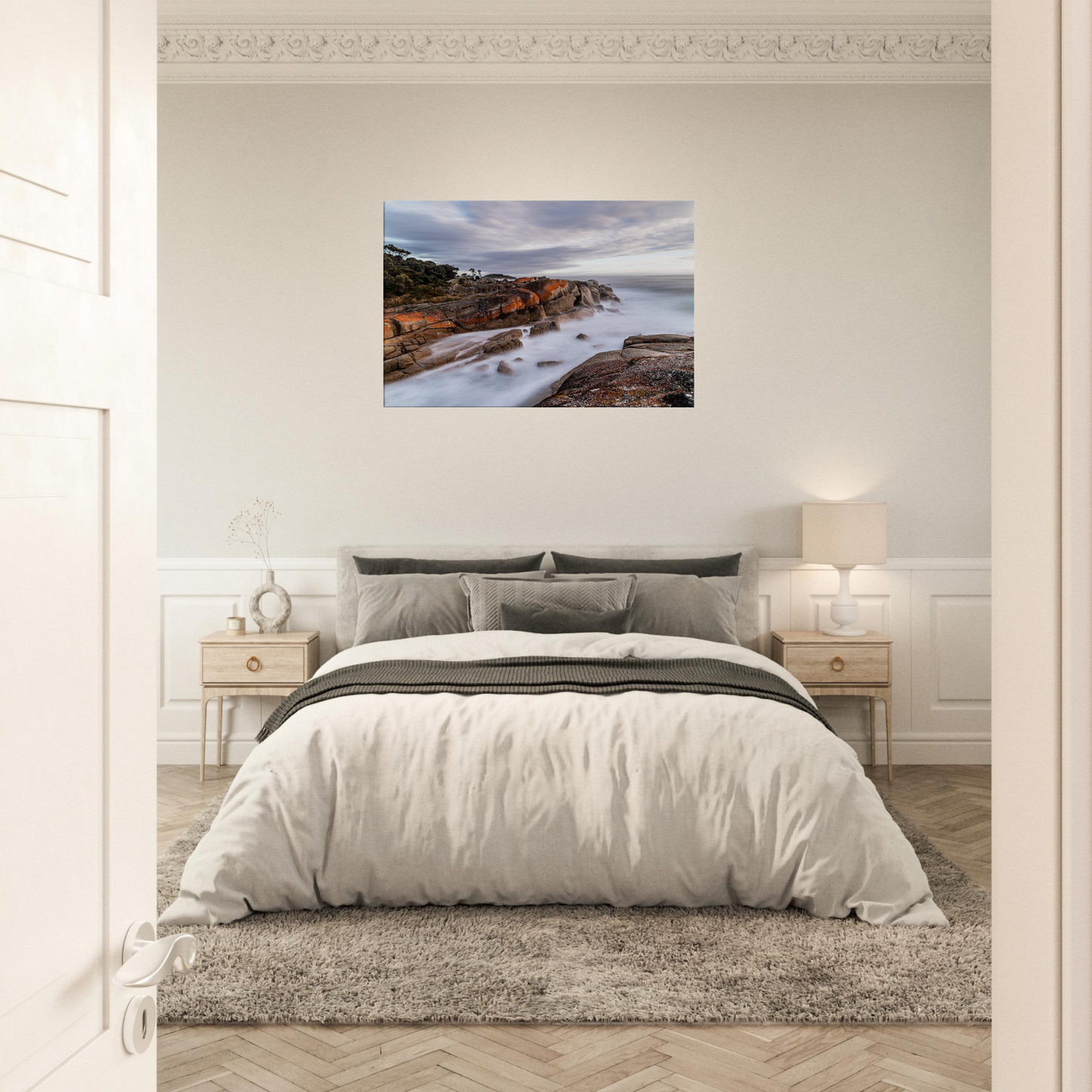 Dreamy Binalong Bay Coastal Canvas by Istvan Maar Photography - master bedroom