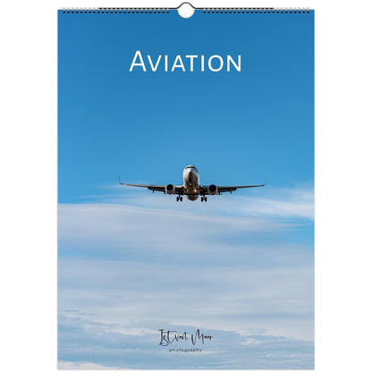 Aviation Wall Calendar – front cover featuring aircraft photography by Istvan Maar