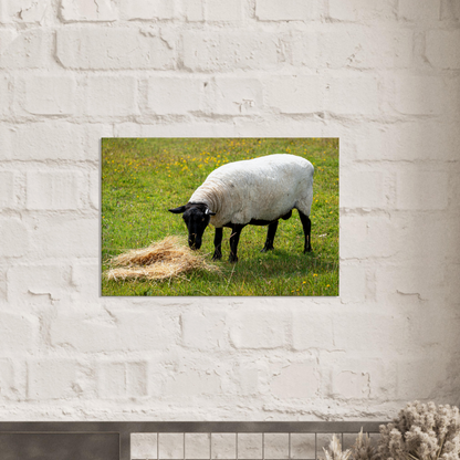 Sheep Domestic Animal Canvas Wall Art Photography, Nursery Print, Nursery Animal Wall Decor, Kids Room, Prints, Stretched canvas by Istvan Maar Photography 10