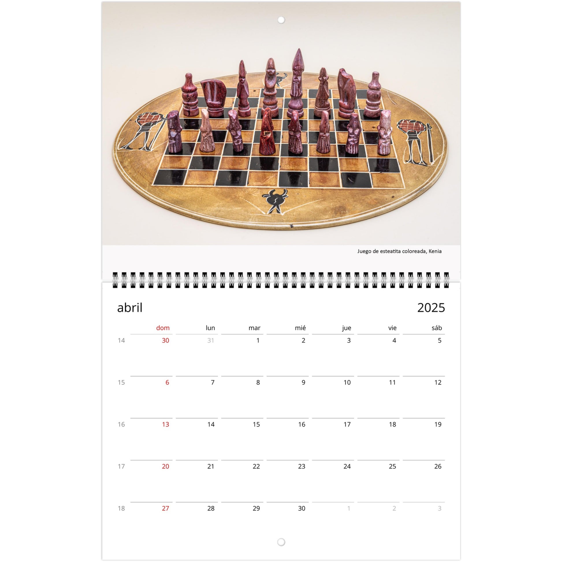 Personalized Chess Calendar by Istvan Maar Photography