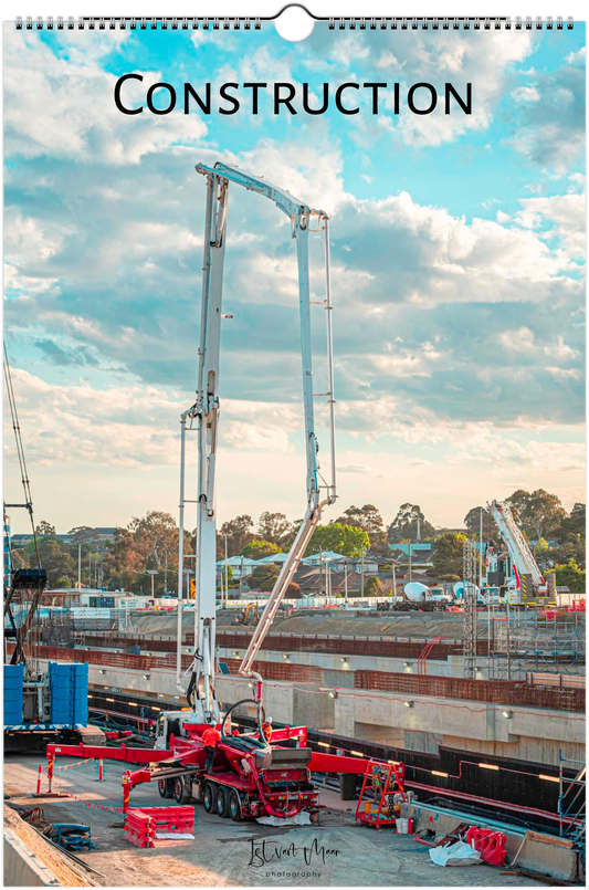 2027 Construction Wall Calendar | 7085 Istvan Maar Photography