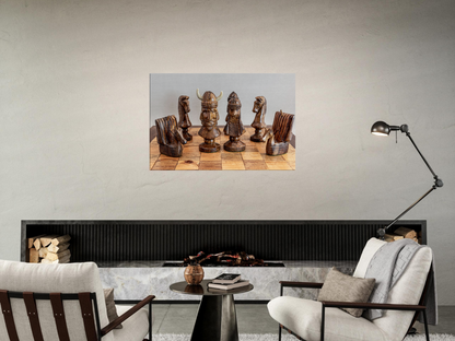 Chess themed Stretch Canvas by Istvan Maar Photography