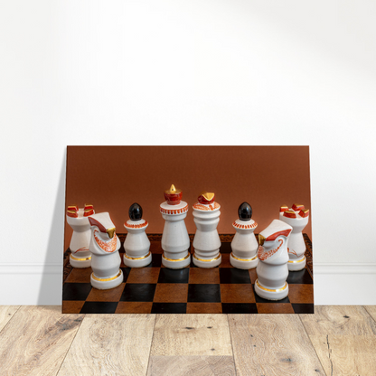 Chess themed Stretch Canvas by Istvan Maar Photography