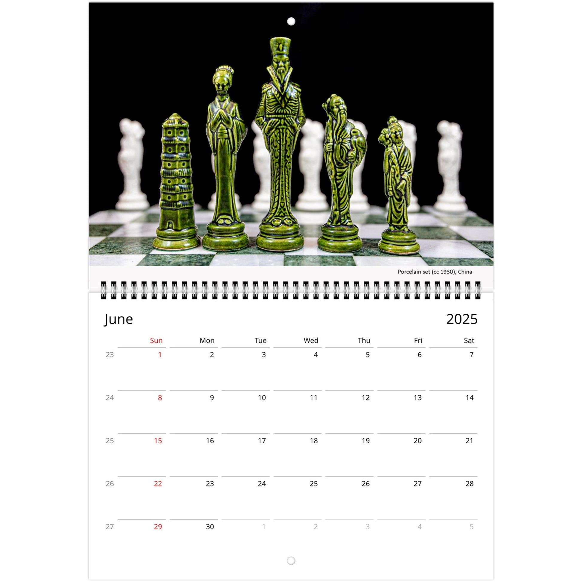 Chess Calendar by Istvan Maar Photography