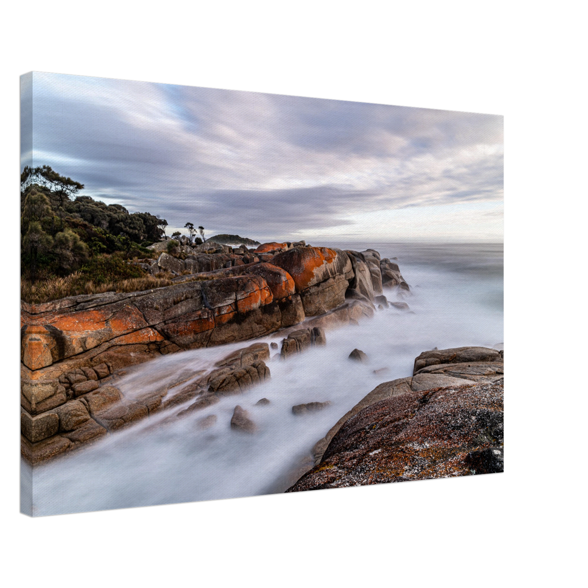 Dreamy Binalong Bay Coastal Canvas by Istvan Maar Photography - by side