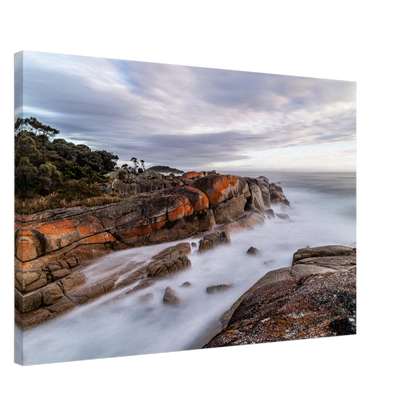 Dreamy Binalong Bay Coastal Canvas by Istvan Maar Photography - by side