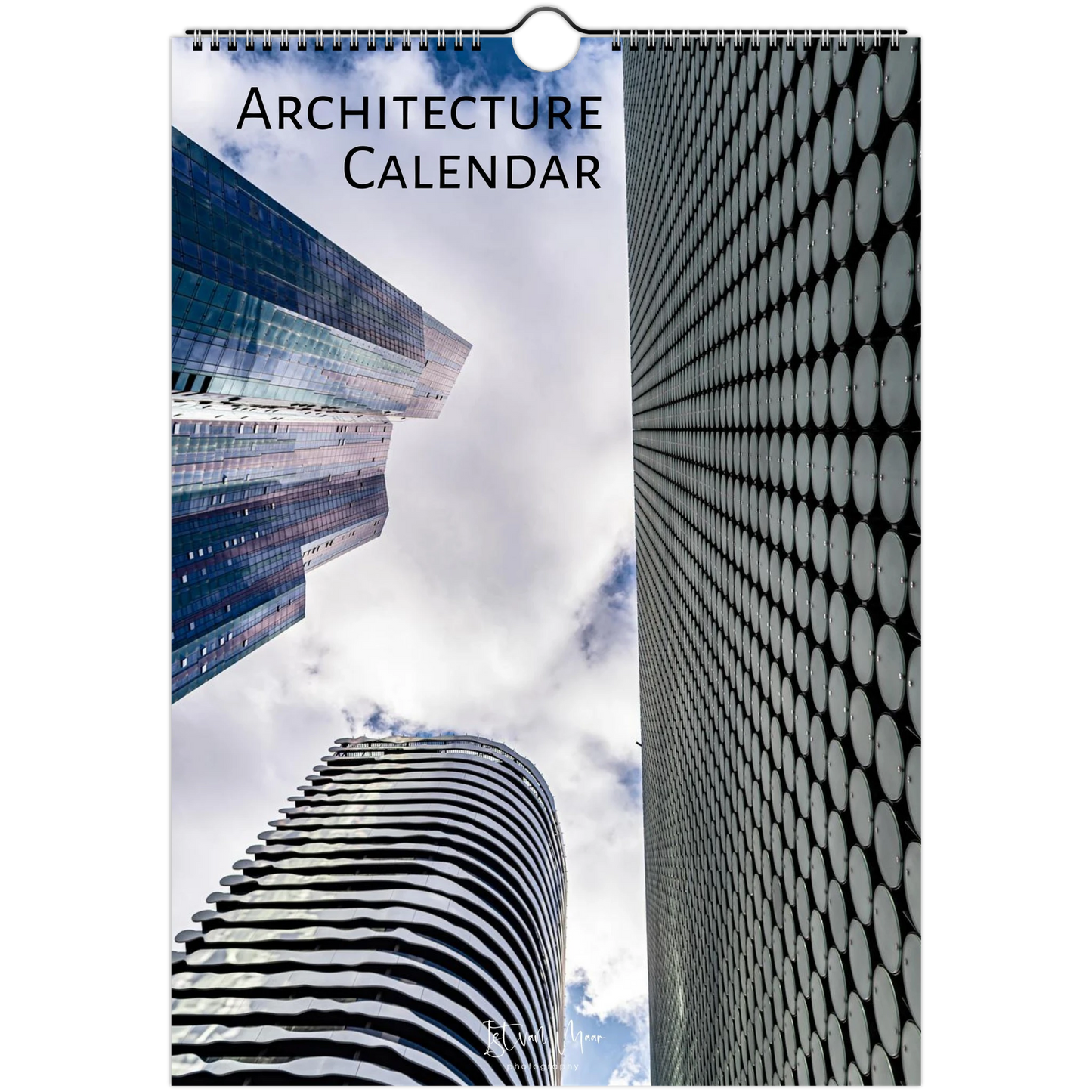 Cover of a Personalised Architecture wall calendar by Istvan Maar Photography. Available in A4, A3, LT and Ledger sizes. 