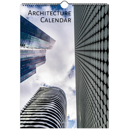 Cover of a Personalised Architecture wall calendar by Istvan Maar Photography. Available in A4, A3, LT and Ledger sizes. 