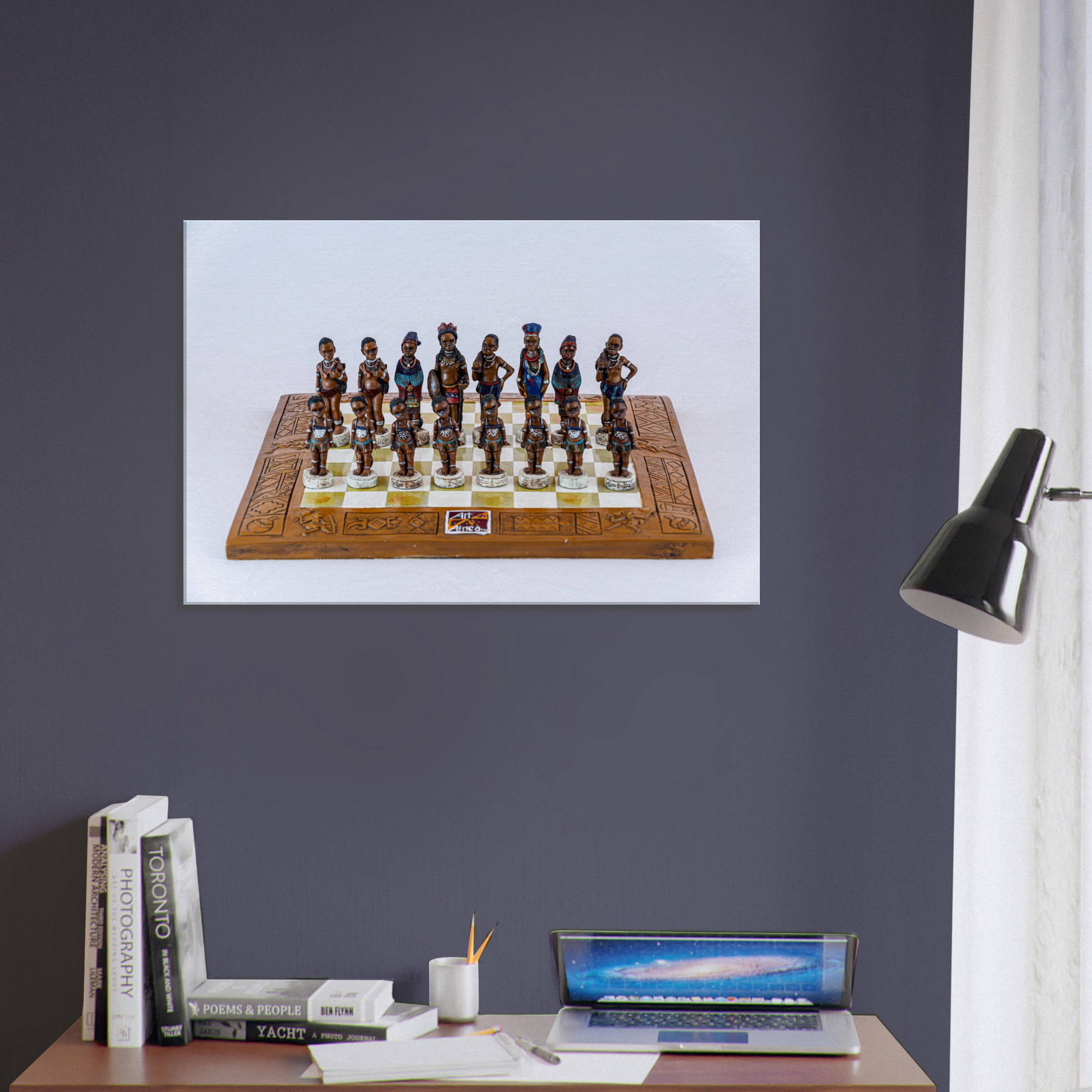 Trbial Chessmen canvas by Istvan Maar Photography - home study