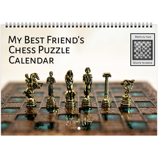 Personalized Chess Puzzle Calendar by Istvan Maar Photography