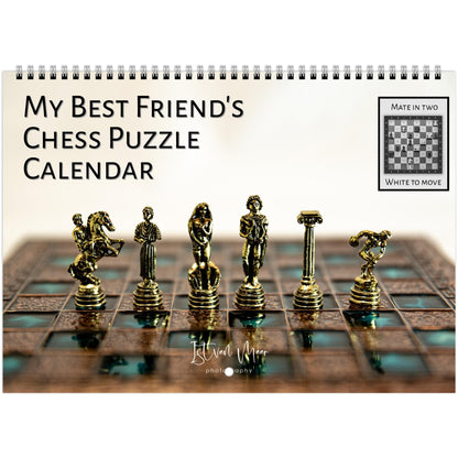 Personalized Chess Puzzle Calendar by Istvan Maar Photography