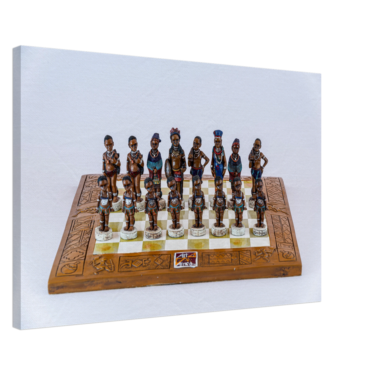 Trbial Chessmen canvas by Istvan Maar Photography - by side