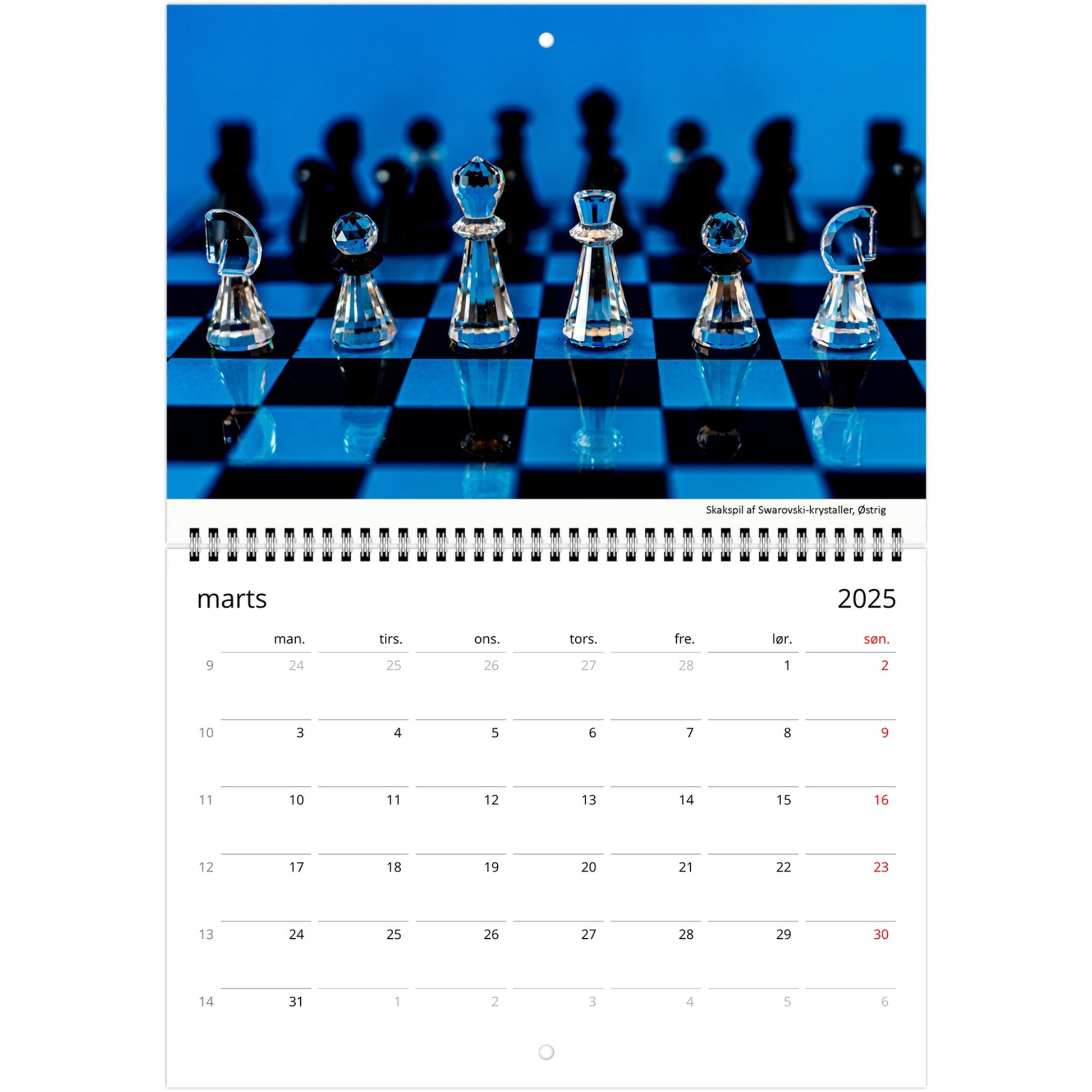 Unique Chess Calendar by Istvan Maar Photography 