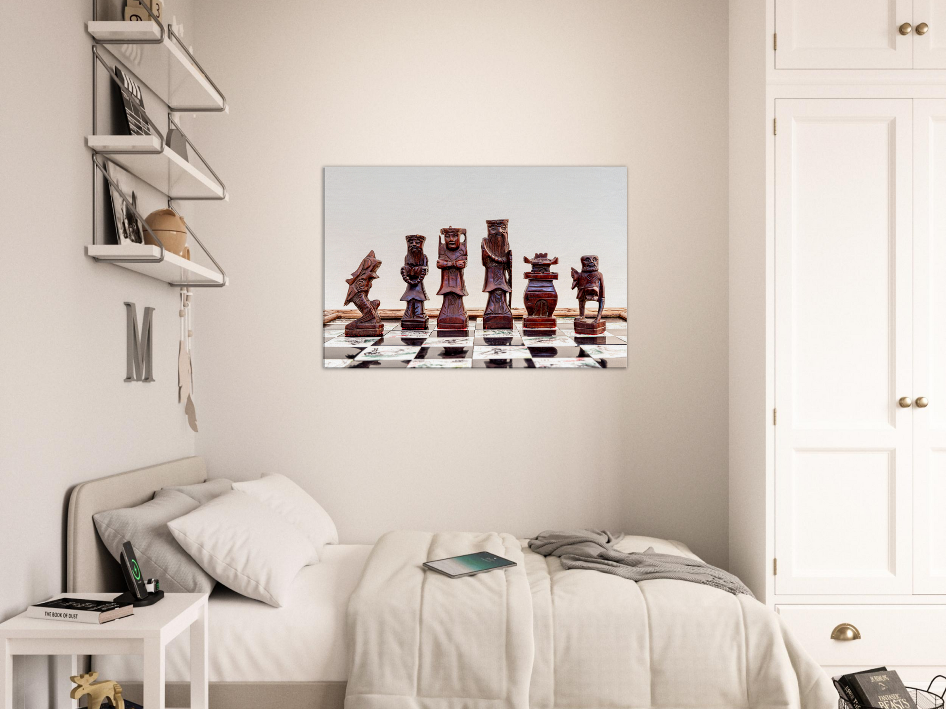 Chess themed Stretch Canvas by Istvan Maar Photography