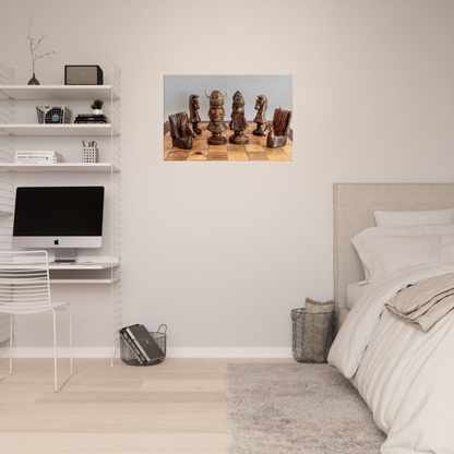 Chess themed Stretch Canvas by Istvan Maar Photography