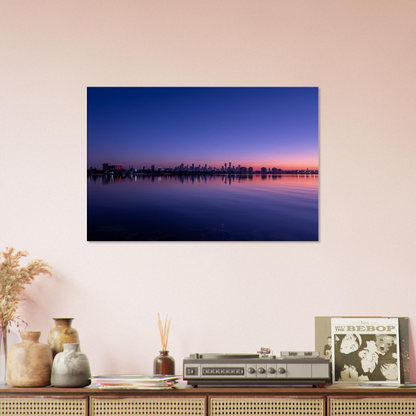 Melbourne Cityscape Poster Seascape Canvas by Istvan Maar Photography - man cave