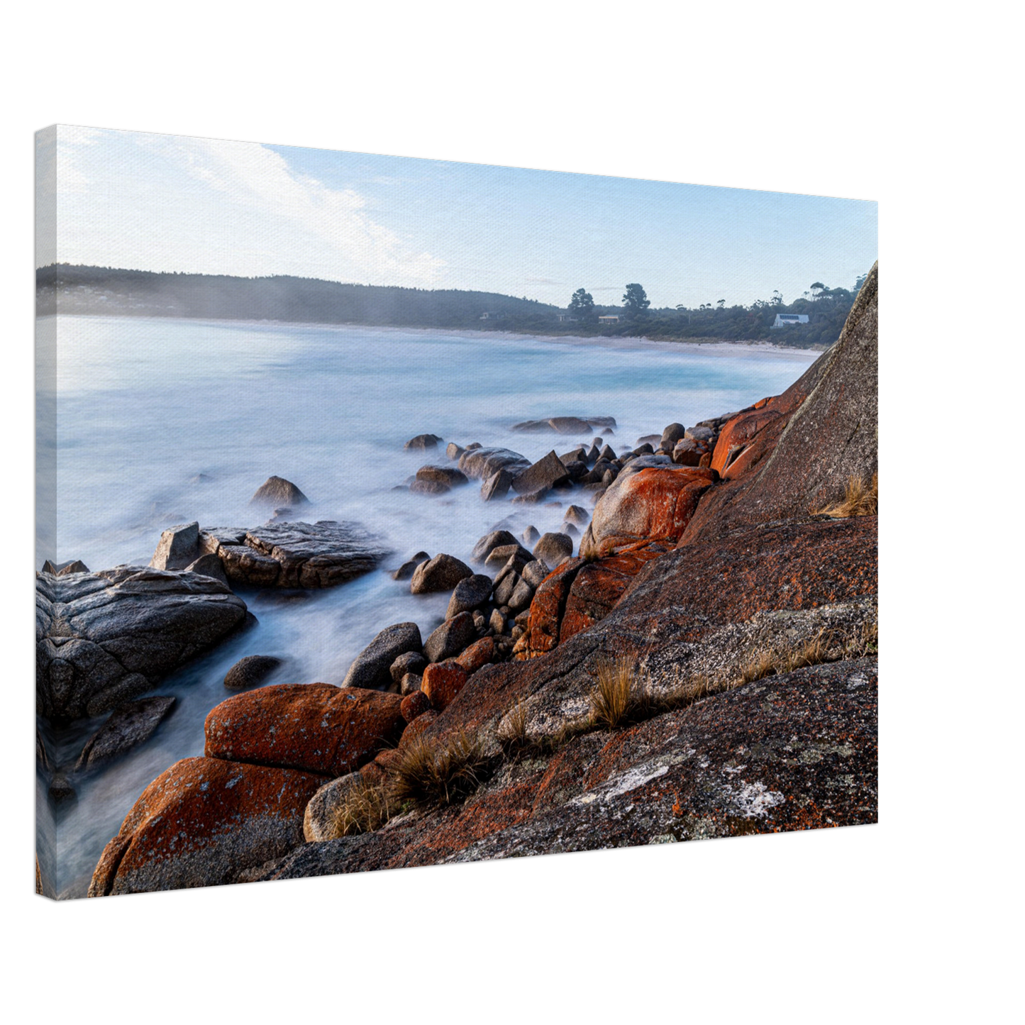 Binalong Bay Coastal Canvas by Istvan Maar Photography - by side