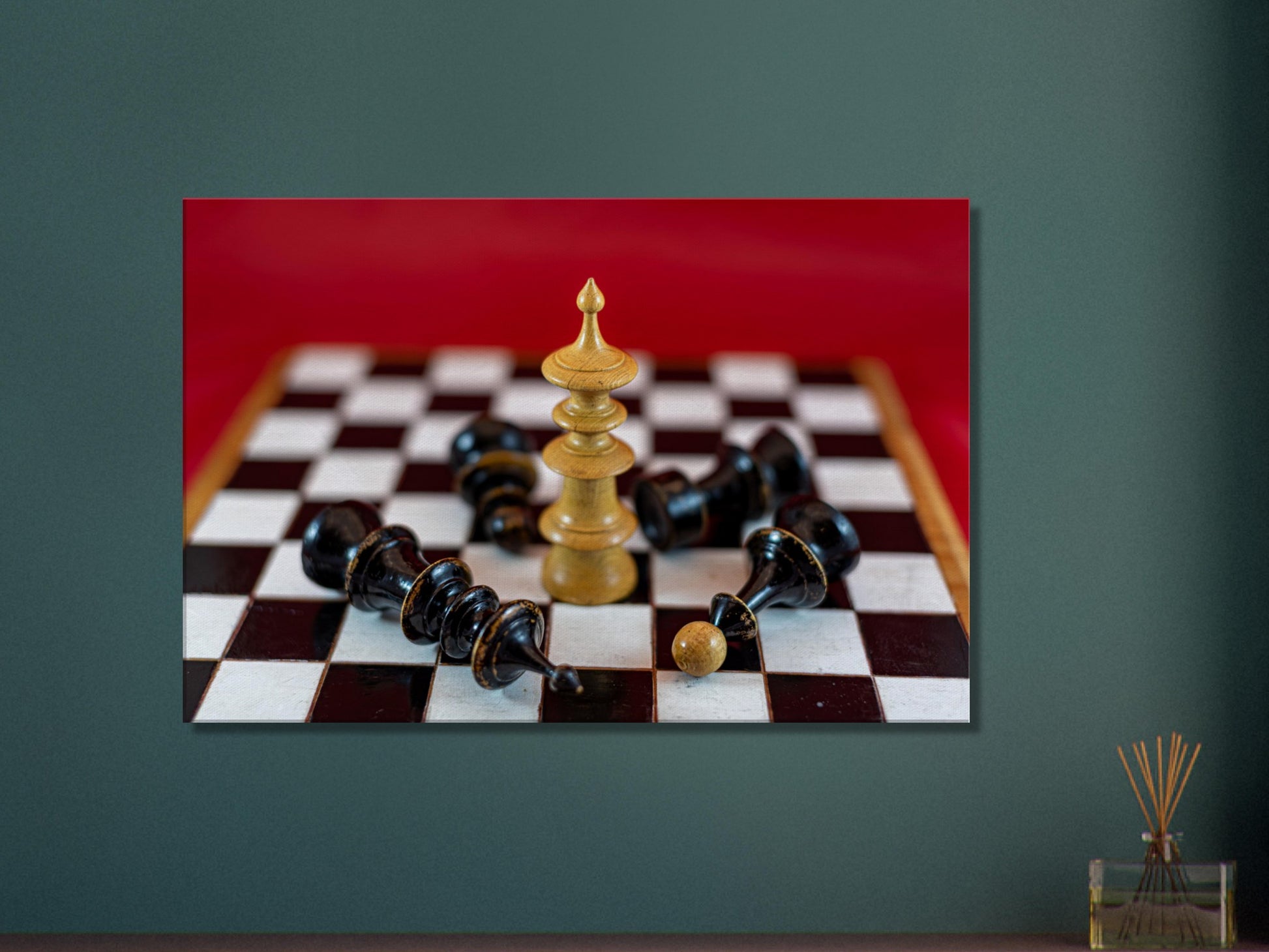 Vienna Chess Set Canvas by Istvan Maar Photography - wall art